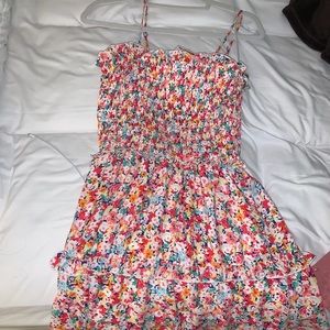 Ruffle muti colored dress